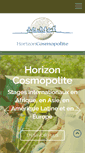 Mobile Screenshot of horizoncosmopolite.com